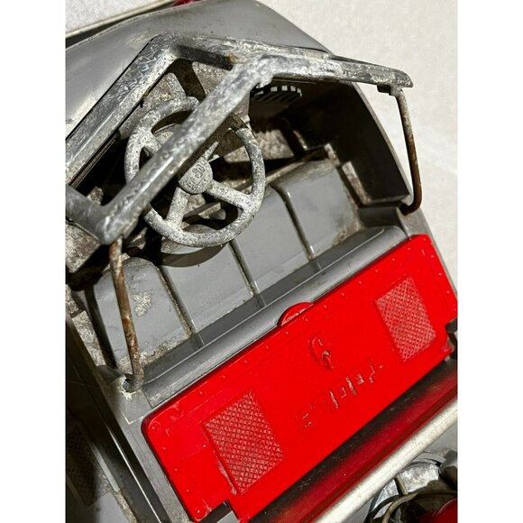 Vintage 1950s 17” Ideal Toy Co Fix It Tow Truck Toy Missing Parts Restoration - Picture 6 of 16